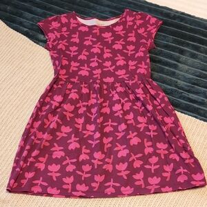 Carter's Purple and Pink Floral Kids Dress Size 8